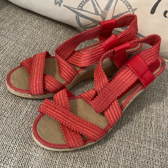 Jones the bookmaker espadrilles coral 8.5 - Picture 1 of 11